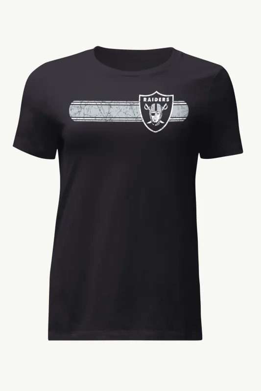 WOMENS LAS VEGAS RAIDERS STRIPE T SHIRT sold by Starter