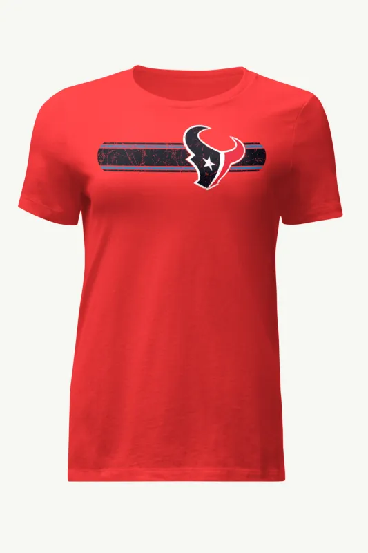 WOMENS HOUSTON TEXANS STRIPE T SHIRT sold by Starter