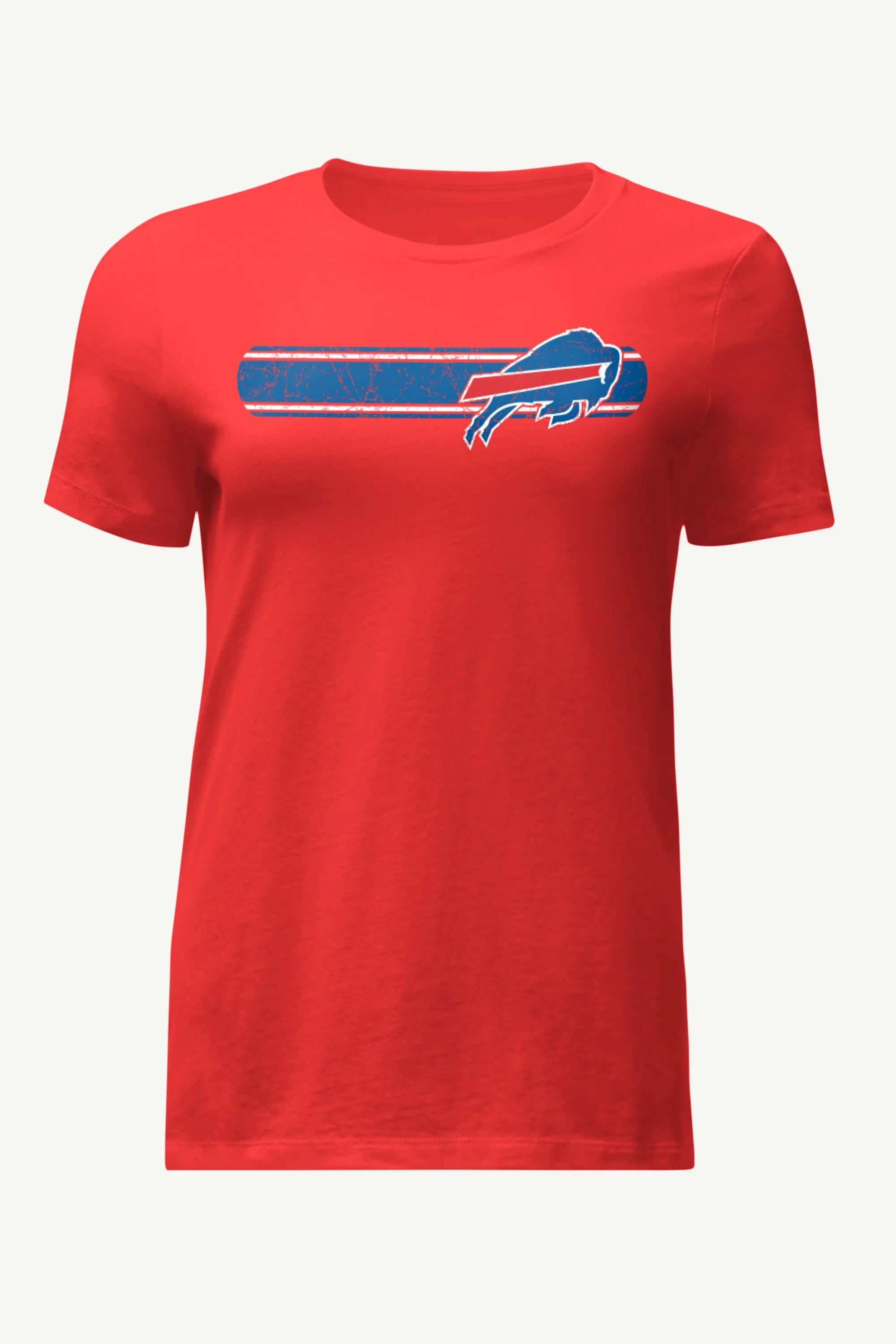 WOMENS BUFFALO BILLS STRIPE T SHIRT sold by Starter