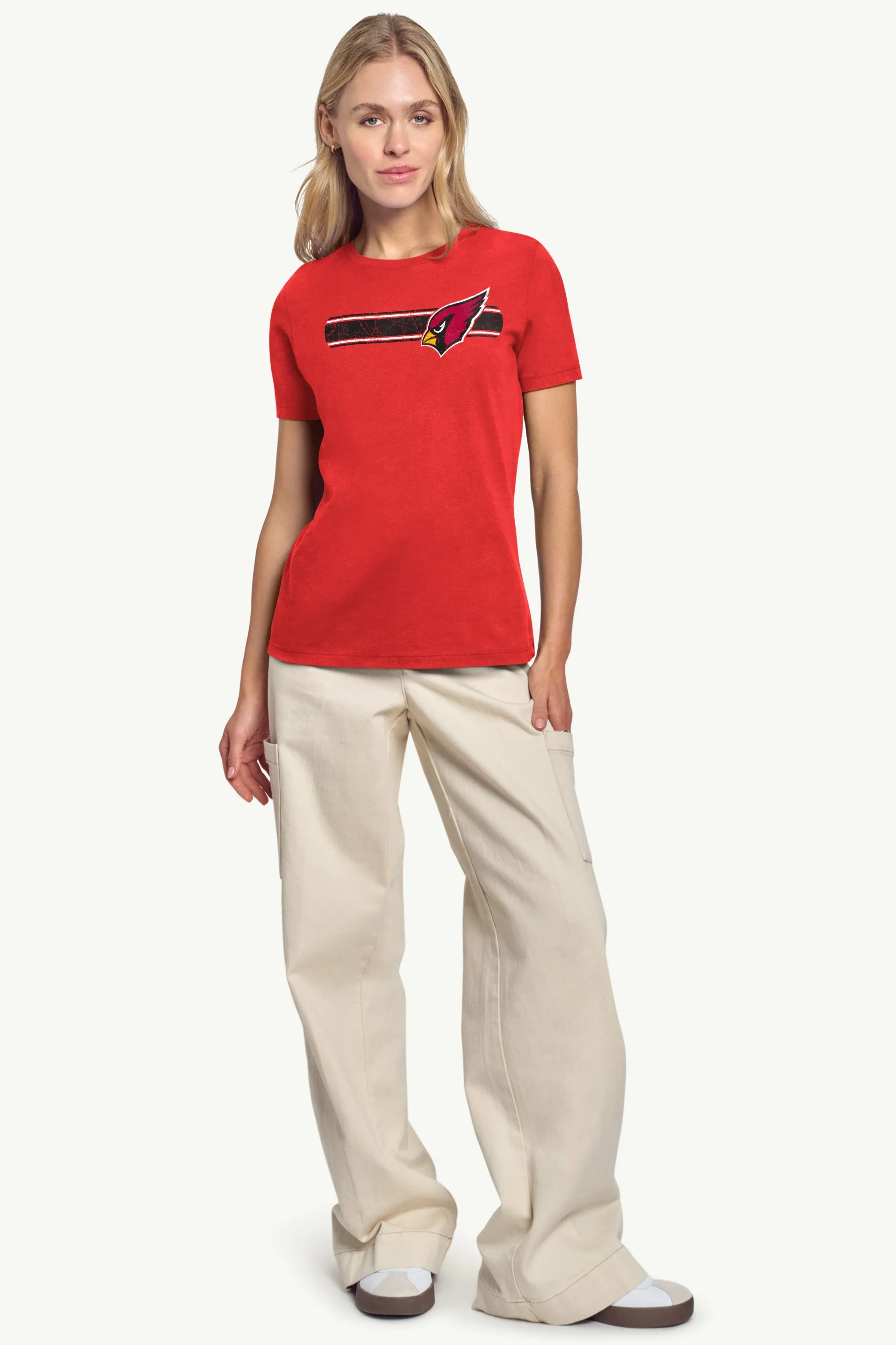 WOMENS ARIZONA CARDINALS STRIPE T SHIRT sold by Starter product image thumbnail 2