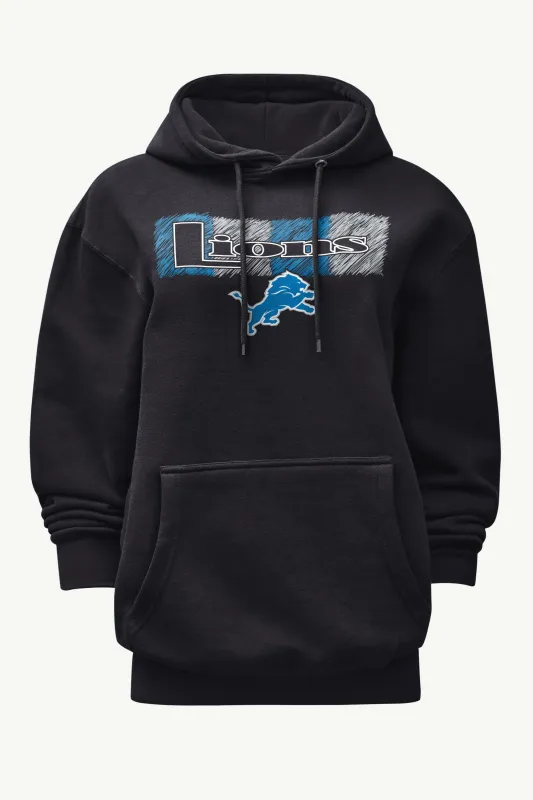 WOMENS DETROIT LIONS COLOR SHADING HOODIE sold by Starter