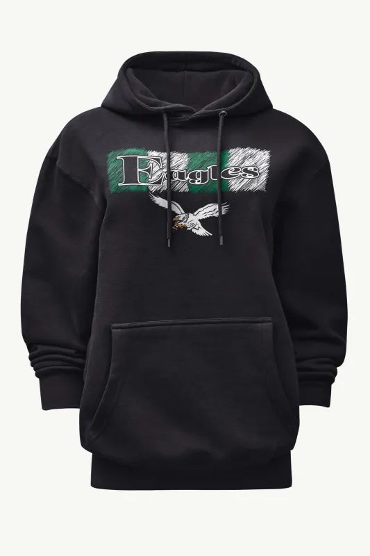 WOMENS PHILADELPHIA EAGLES COLOR SHADING HOODIE sold by Starter