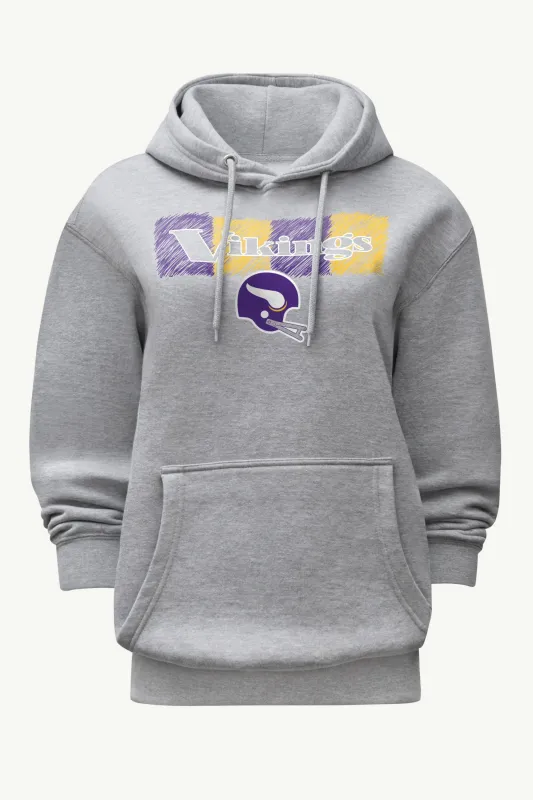 WOMENS MINNESOTA VIKINGS COLOR SHADING HOODIE sold by Starter