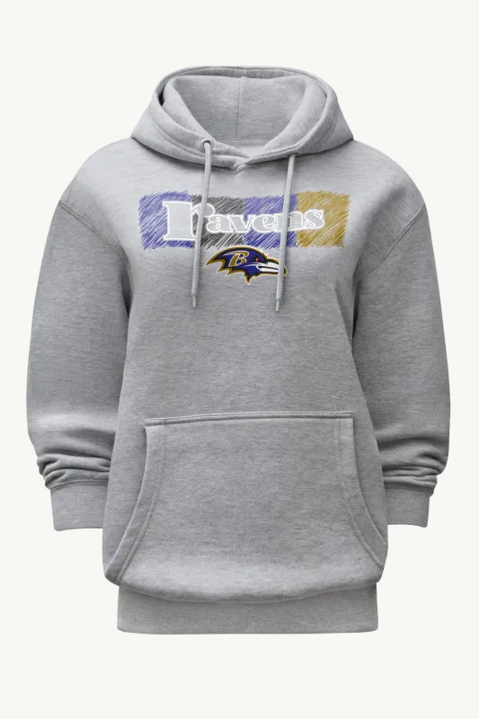 WOMENS BALTIMORE RAVENS COLOR SHADING HOODIE sold by Starter