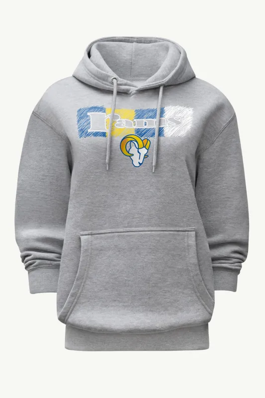 WOMENS LOS ANGELES RAMS COLOR SHADING HOODIE sold by Starter