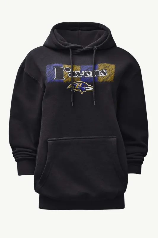 WOMENS BALTIMORE RAVENS COLOR SHADING HOODIE sold by Starter