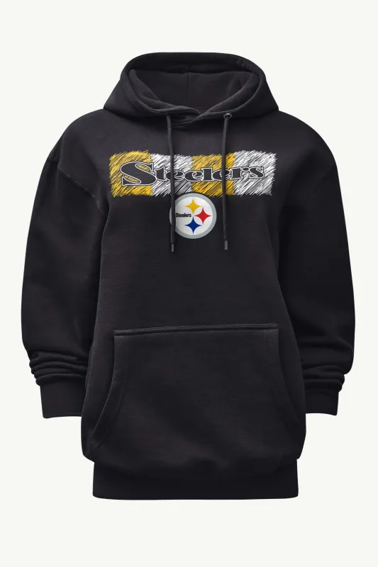WOMENS PITTSBURGH STEELERS COLOR SHADING HOODIE sold by Starter