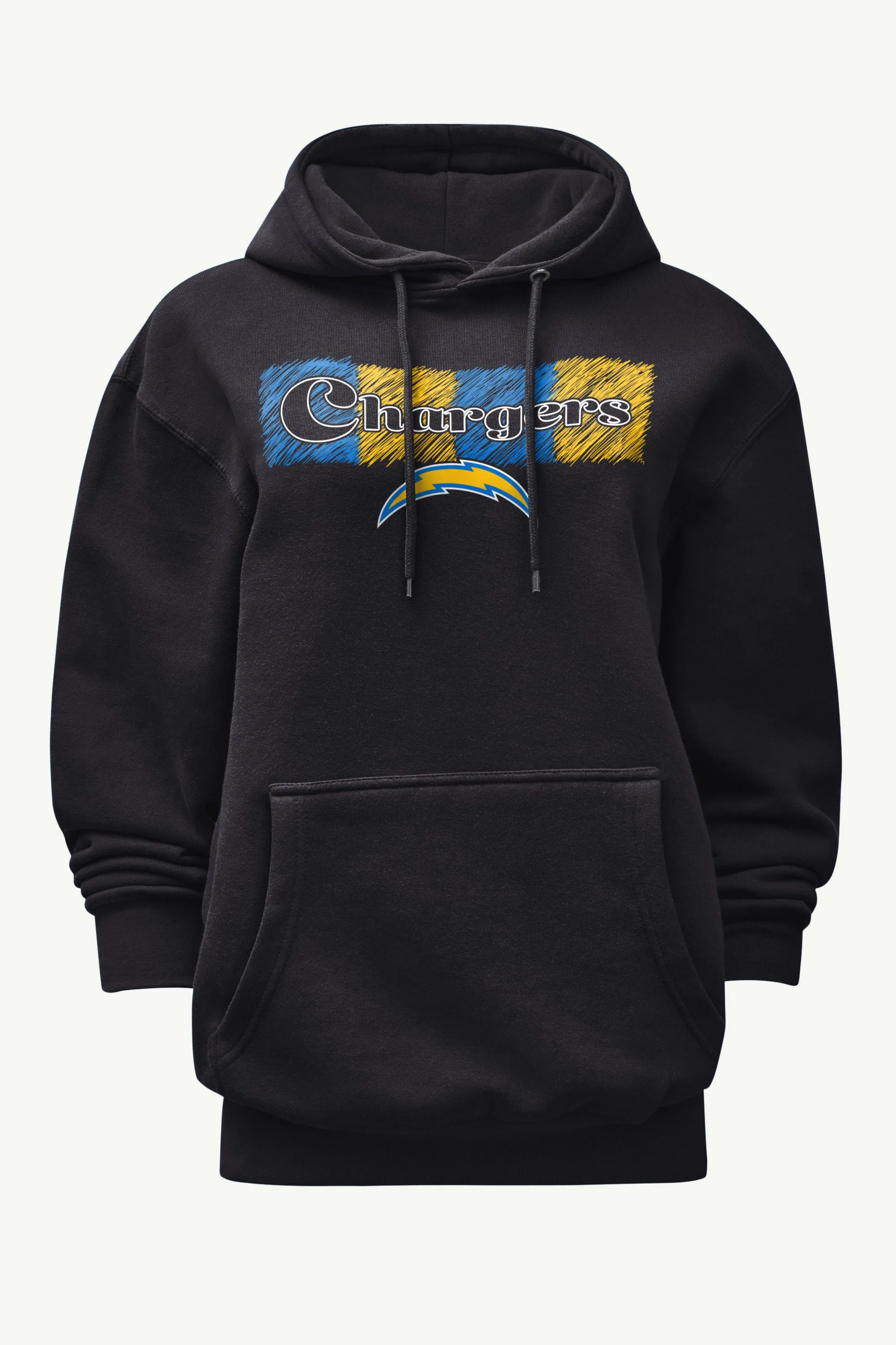 WOMENS LOS ANGELES CHARGERS COLOR SHADING HOODIE sold by Starter