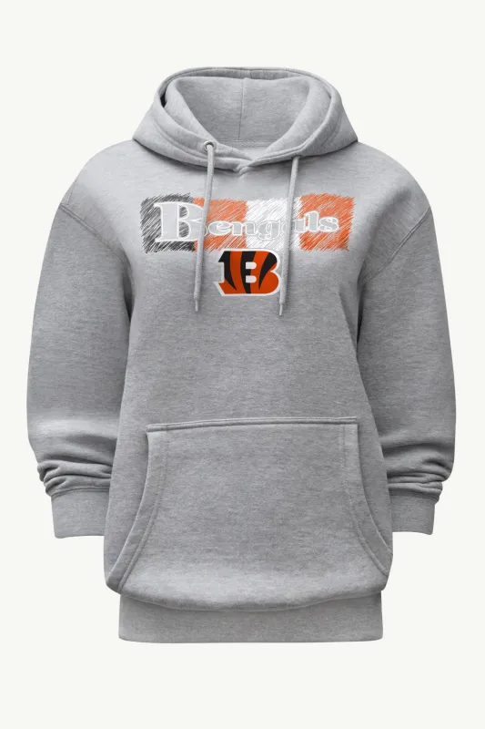WOMENS CINCINATI BENGALS COLOR SHADING HOODIE sold by Starter