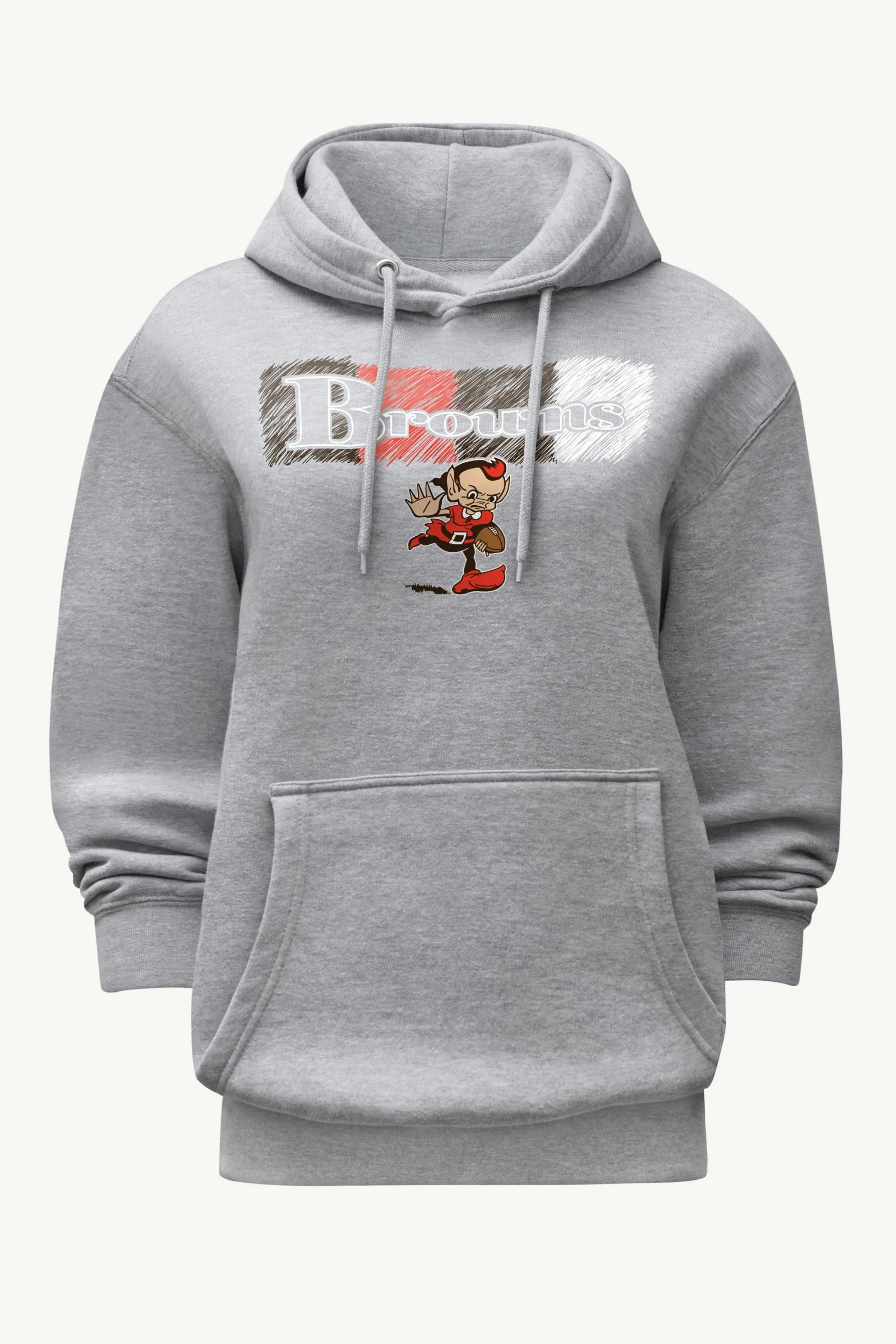WOMENS CLEVELAND BROWNS COLOR SHADING HOODIE sold by Starter