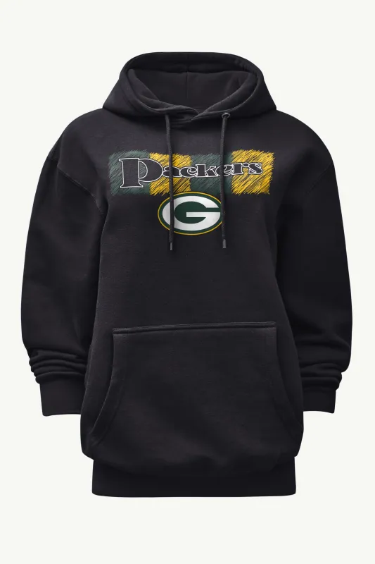 WOMENS GREEN BAY PACKERS COLOR SHADING HOODIE sold by Starter