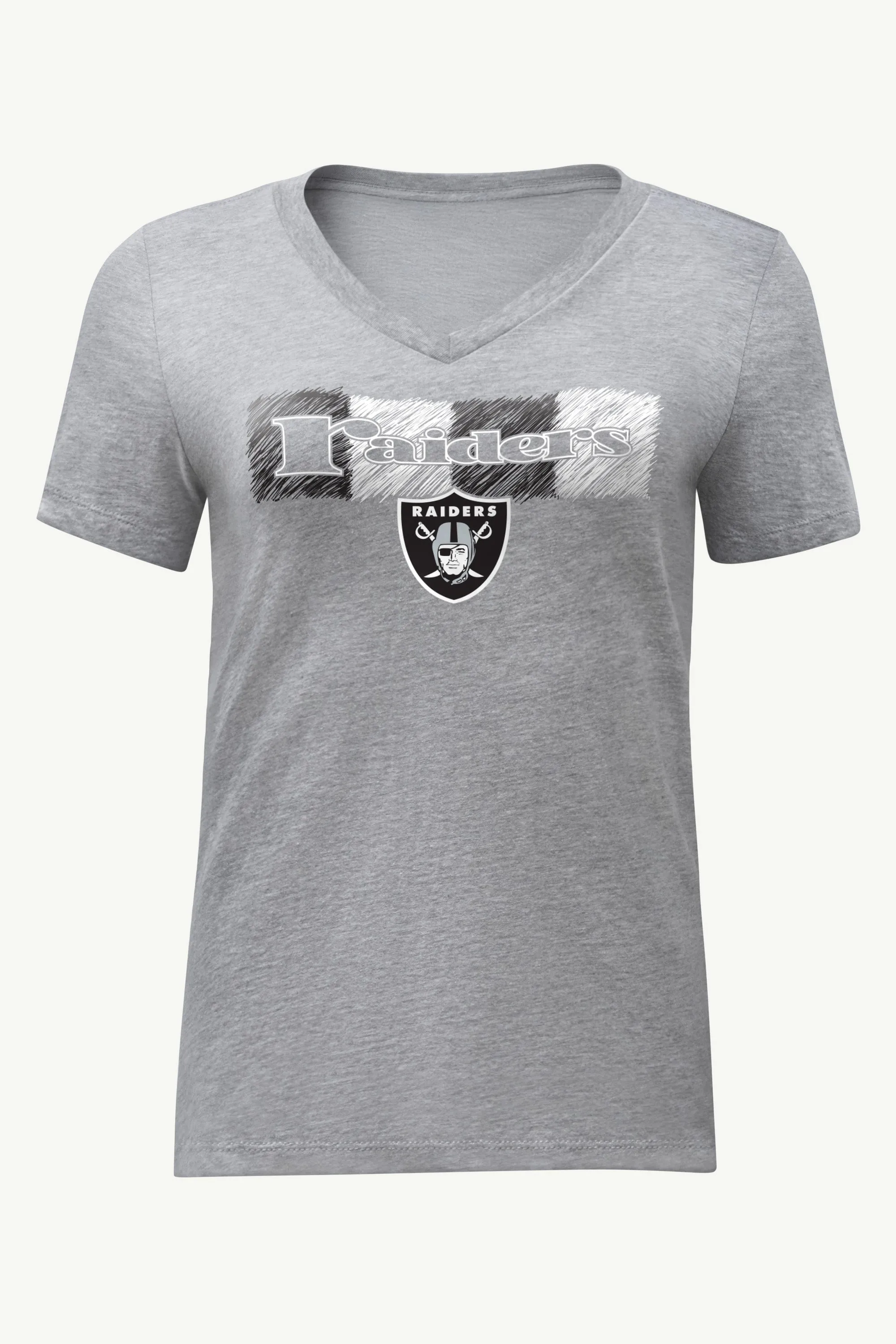 WOMENS LAS VEGAS RAIDERS COLOR SHADING V-NECK T SHIRT sold by Starter