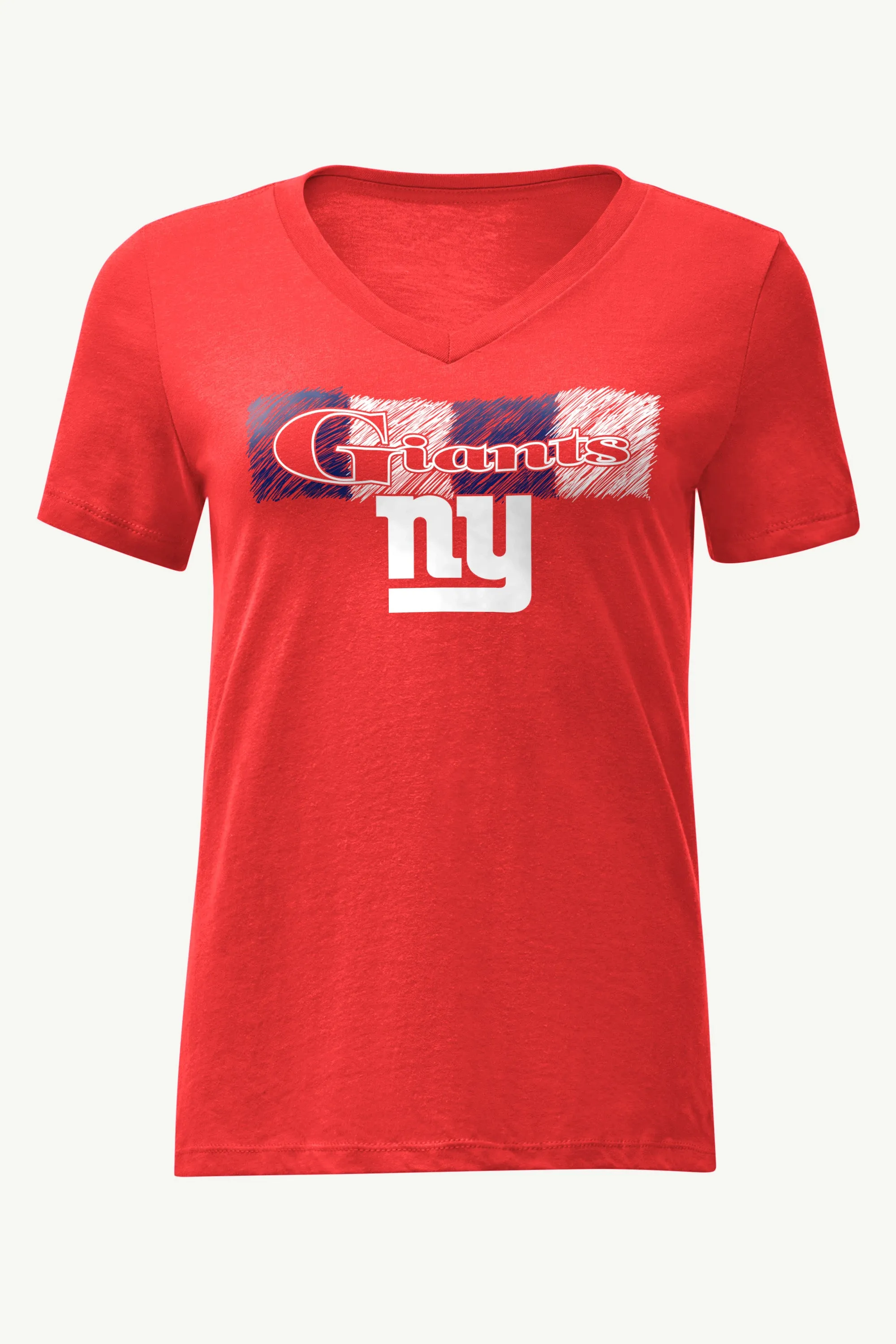 WOMENS NEW YORK GIANTS COLOR SHADING V-NECK T SHIRT sold by Starter