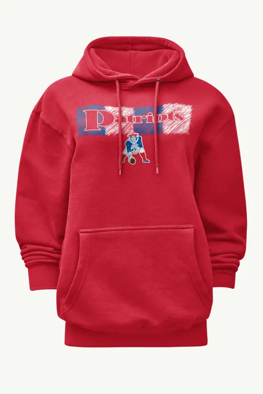 WOMENS NEW ENGLAND PATRIOTS COLOR SHADING HOODIE sold by Starter