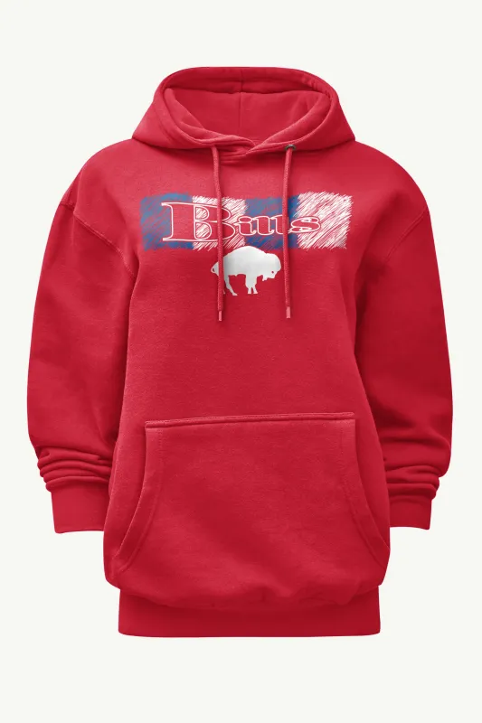 WOMENS BUFFALO BILLS COLOR SHADING HOODIE sold by Starter