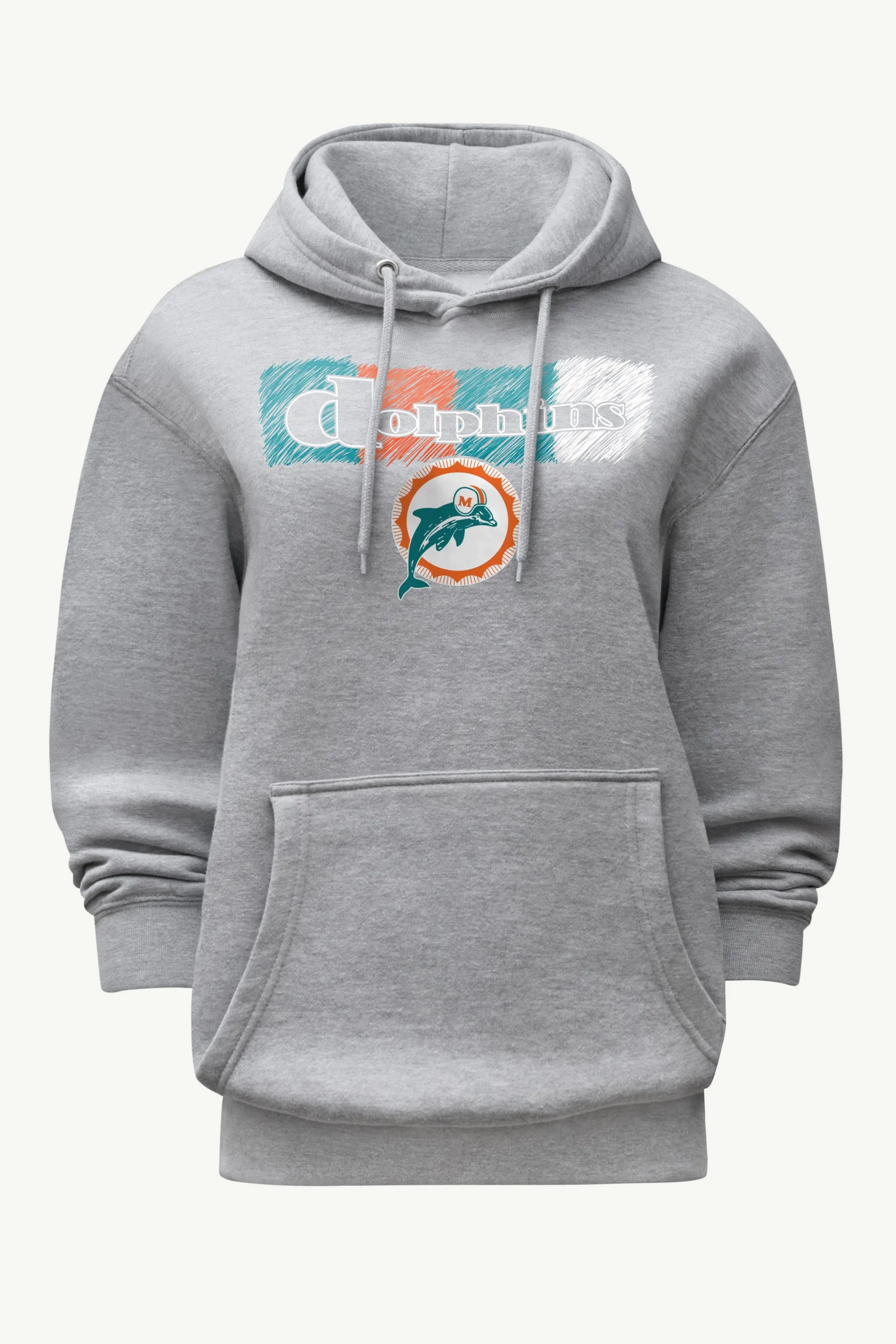 WOMENS MIAMI DOLPHINS COLOR SHADING HOODIE sold by Starter