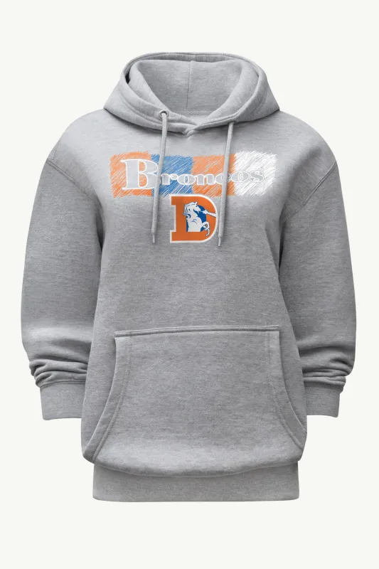 WOMENS DENVER BRONCOS COLOR SHADING HOODIE sold by Starter