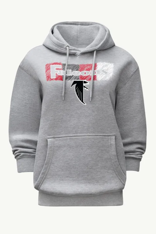 WOMENS ATLANTA FALCONS COLOR SHADING HOODIE sold by Starter