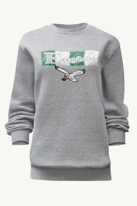 WOMENS PHILADELPHIA EAGLES COLOR SHADING SWEATSHIRT sold by Starter