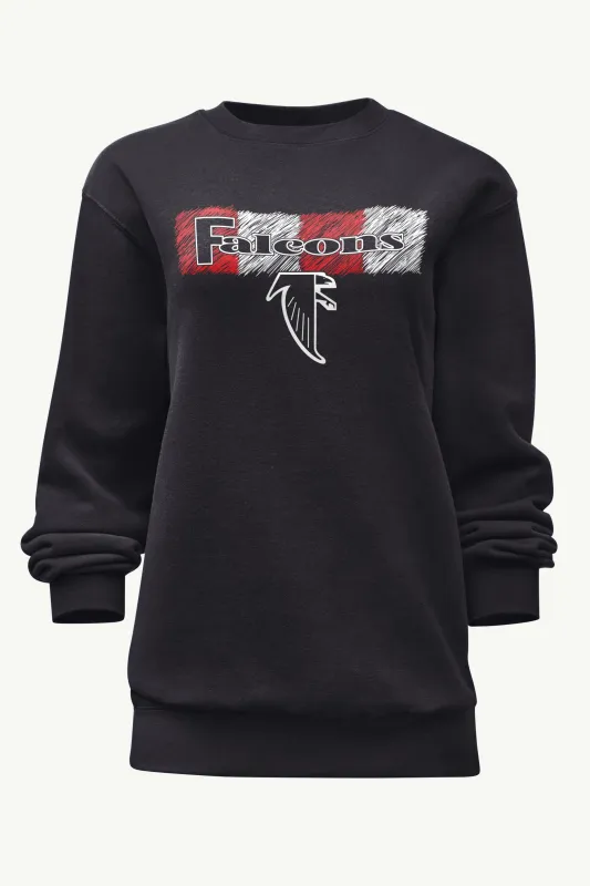 WOMENS ATLANTA FALCONS COLOR SHADING SWEATSHIRT sold by Starter