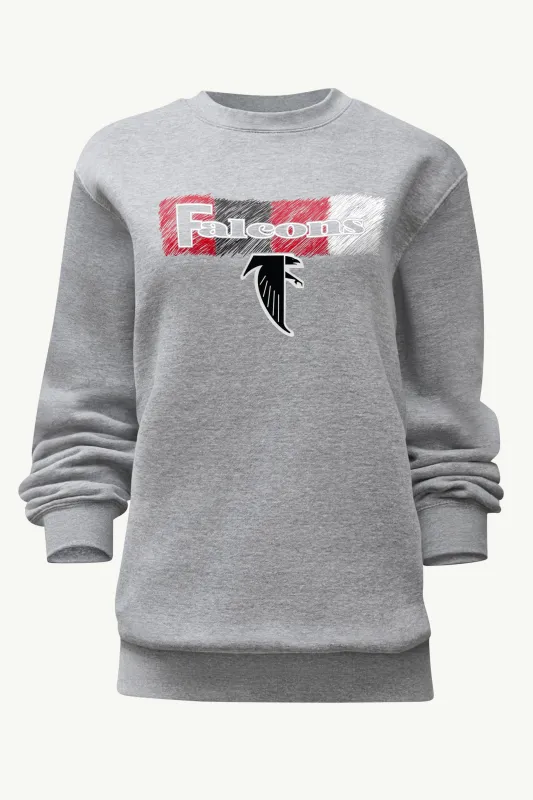WOMENS ATLANTA FALCONS COLOR SHADING SWEATSHIRT sold by Starter