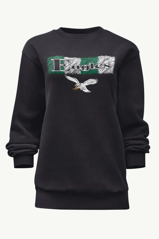 WOMENS PHILADELPHIA EAGLES COLOR SHADDING SWEATSHIRT sold by Starter