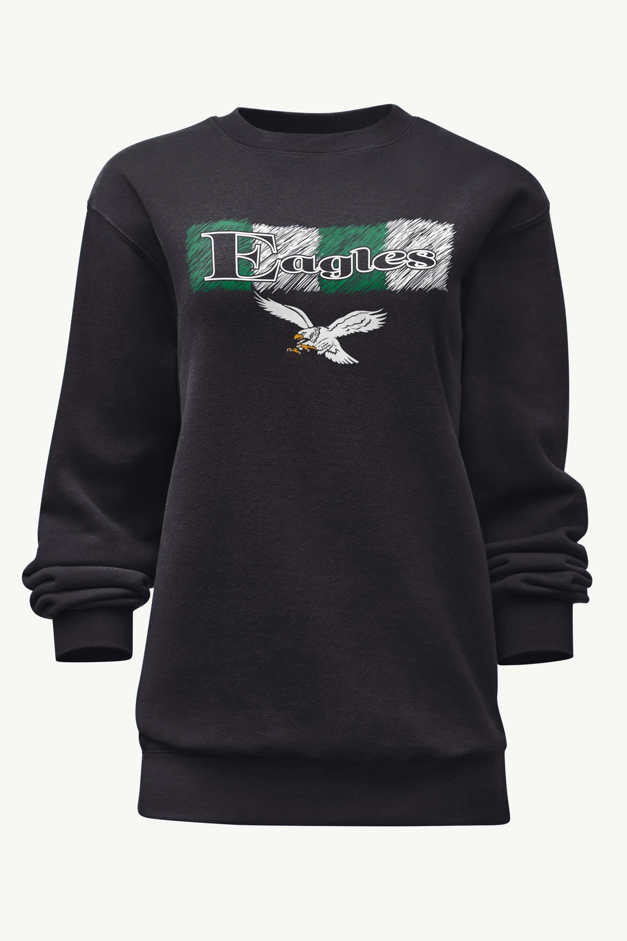 WOMENS PHILADELPHIA EAGLES COLOR SHADING SWEATSHIRT sold by Starter
