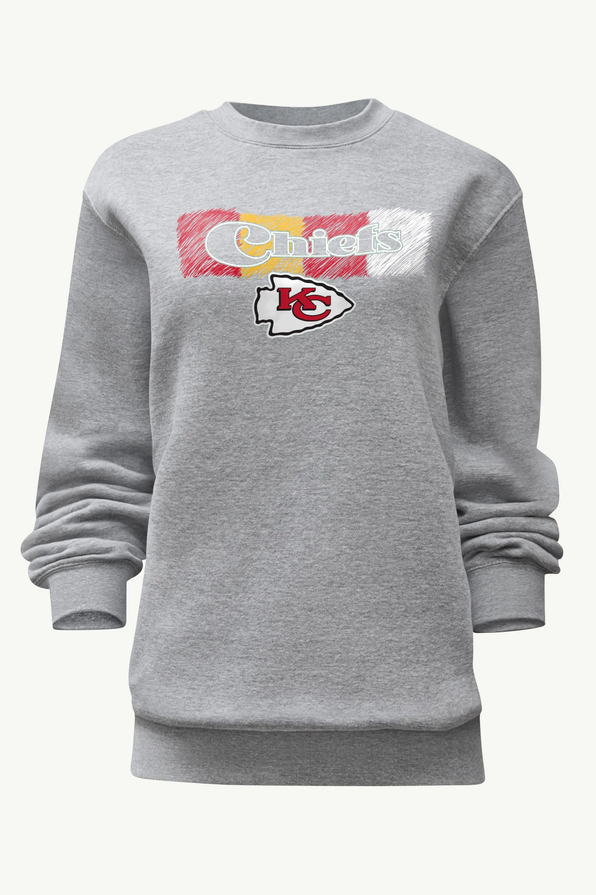 WOMENS KANSAS CITY CHIEFS COLOR SHADING SWEATSHIRT sold by Starter