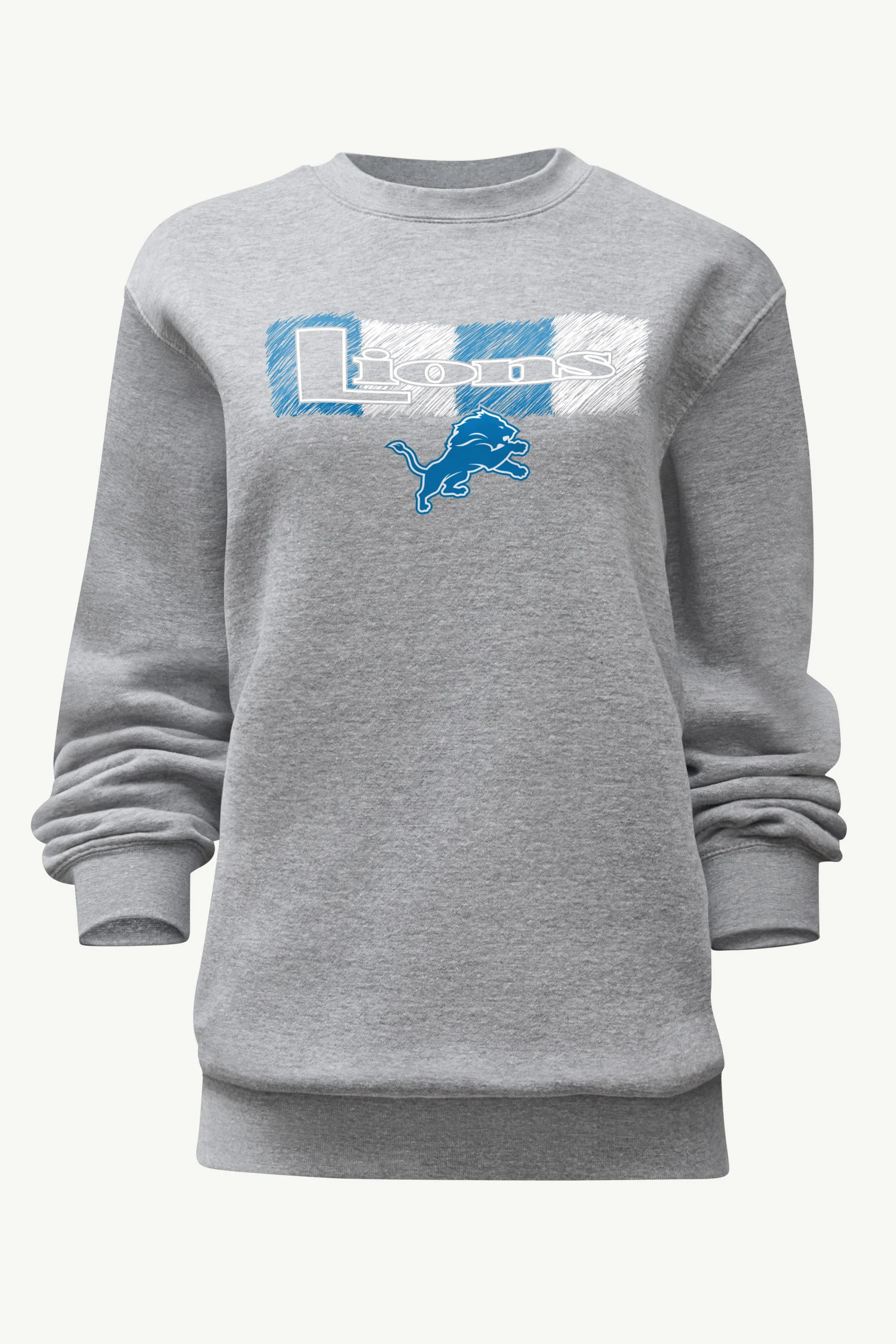WOMENS DETROIT LIONS COLOR SHADING SWEATSHIRT sold by Starter