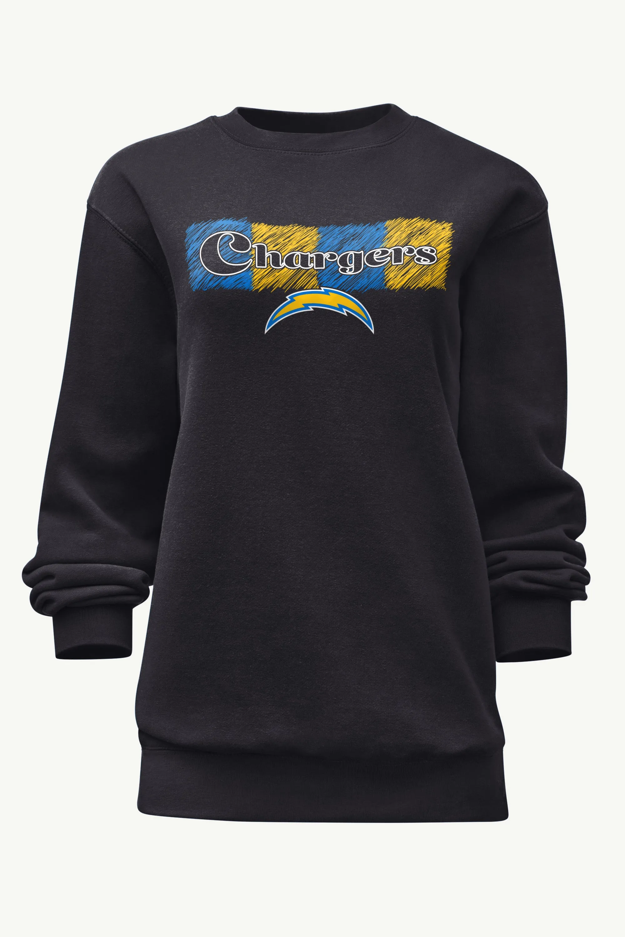 WOMENS LOS ANGELES CHARGERS COLOR SHADING SWEATSHIRT sold by Starter