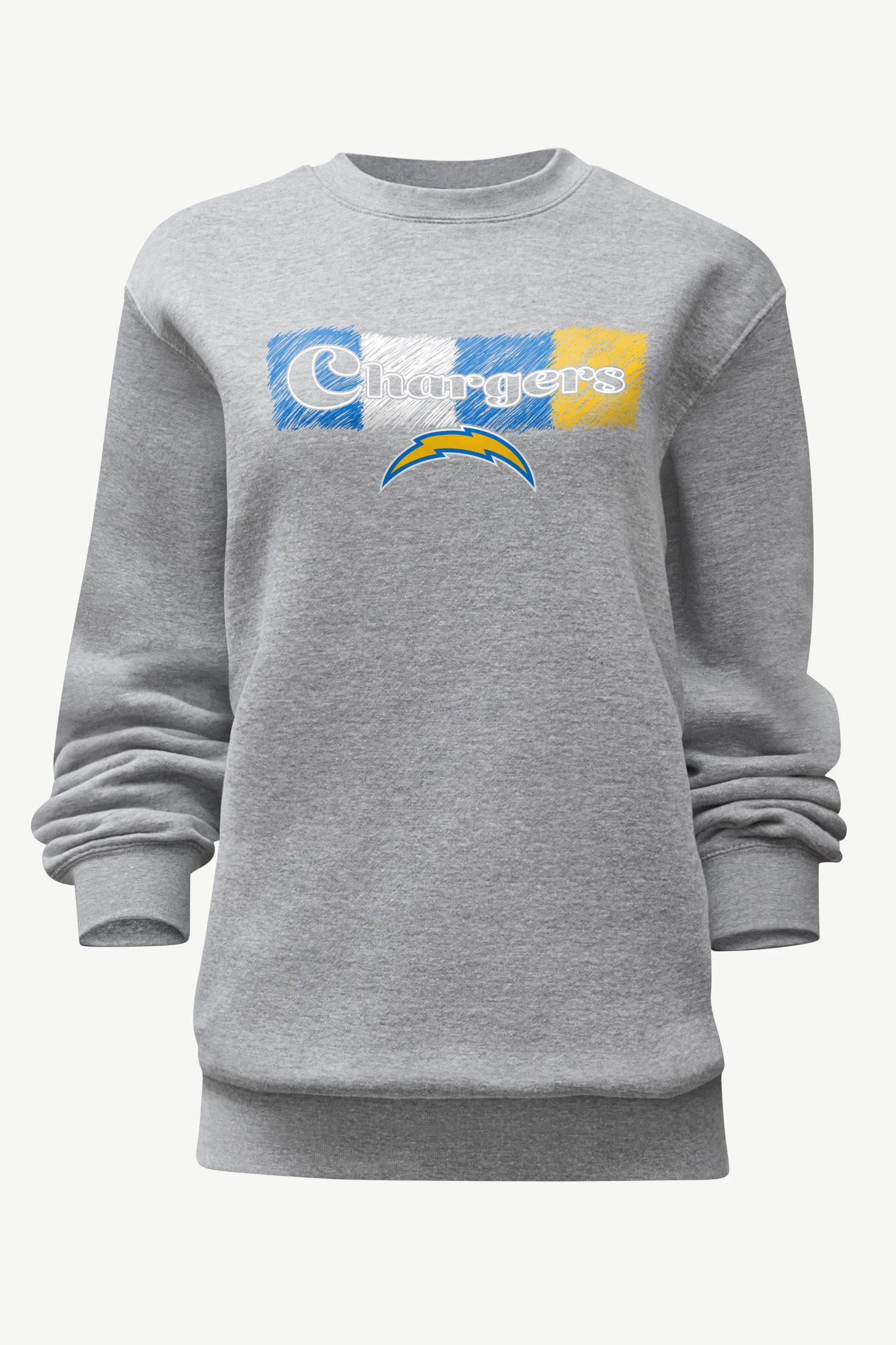 WOMENS LOS ANGELES CHARGERS COLOR SHADING SWEATSHIRT sold by Starter
