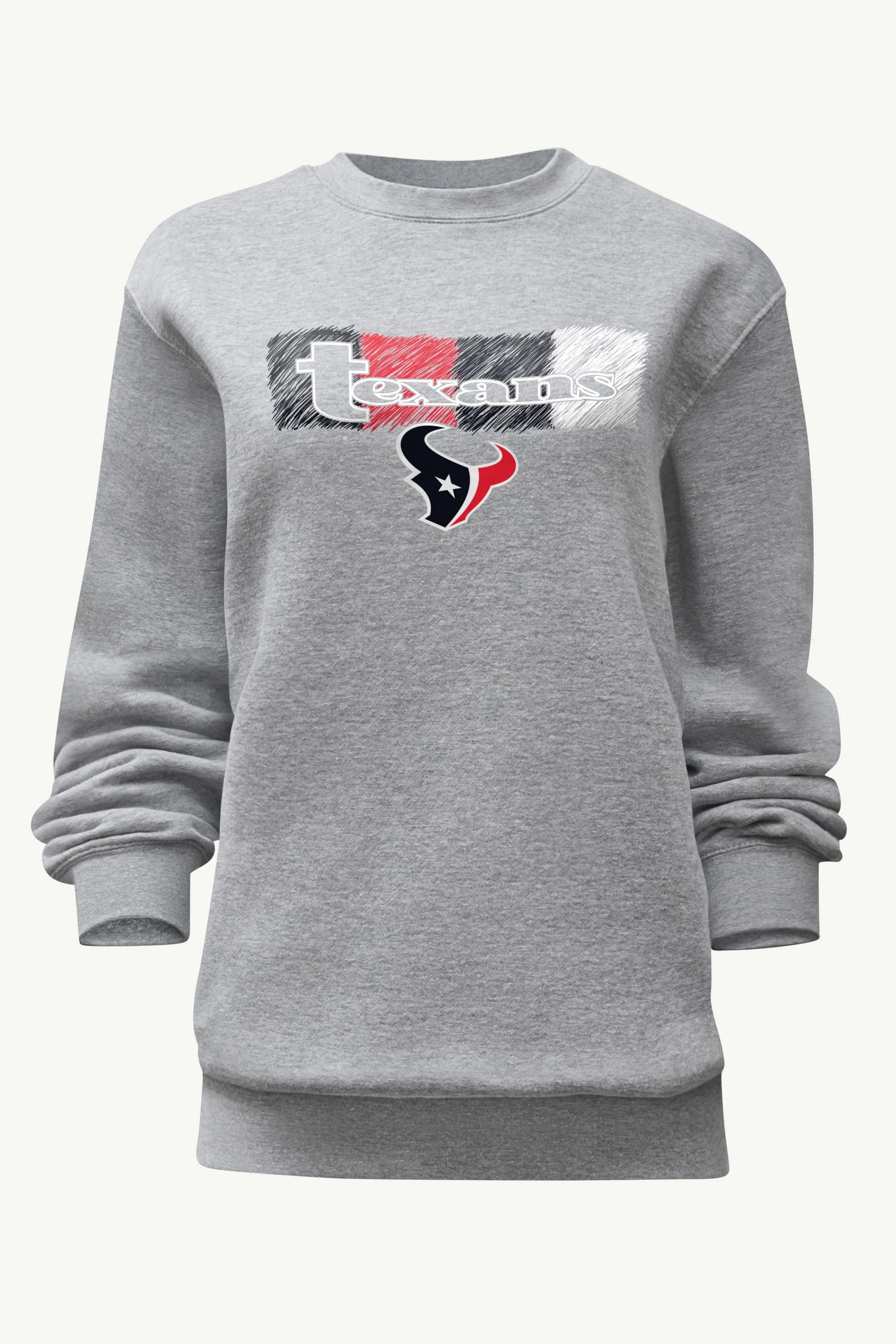WOMENS HOUSTON TEXANS COLOR SHADING SWEATSHIRT sold by Starter