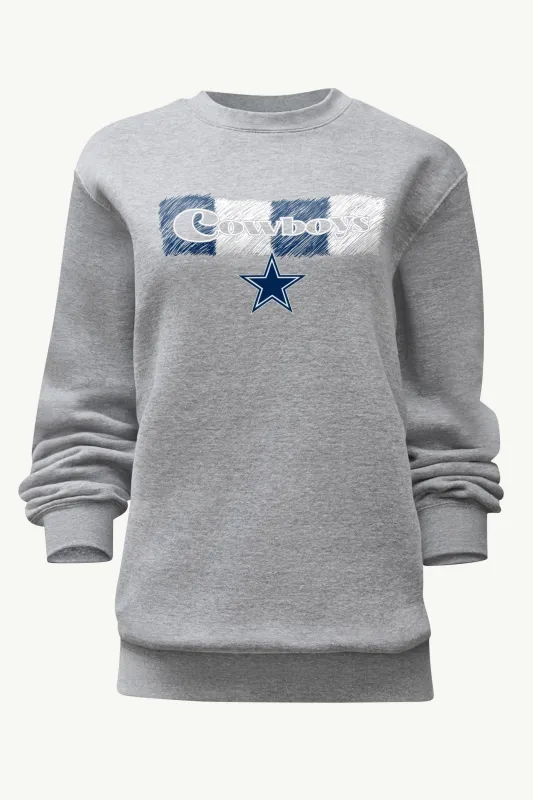 WOMENS DALLAS COWBOYS COLOR SHADDING SWEATSHIRT sold by Starter