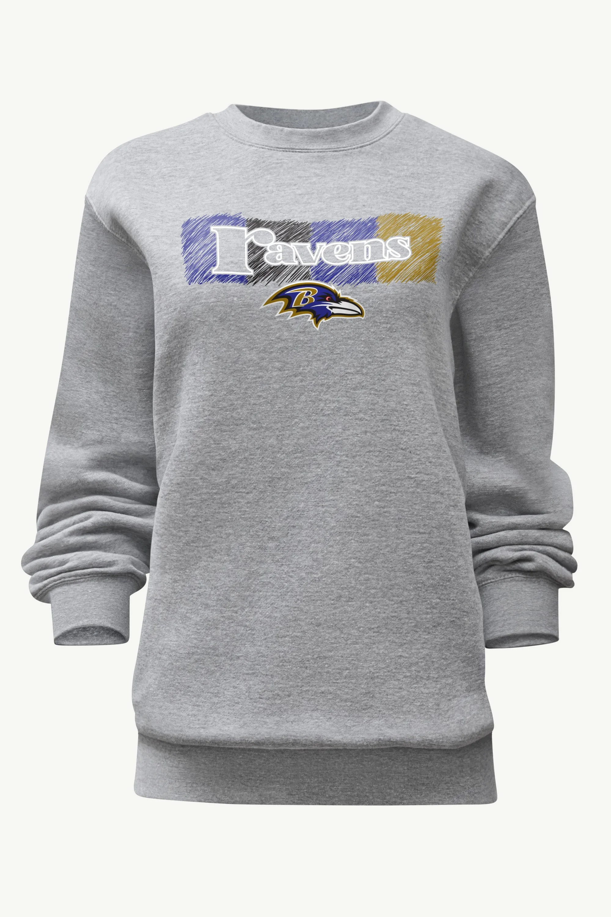 WOMENS BALTIMORE RAVENS COLOR SHADING SWEATSHIRT sold by Starter