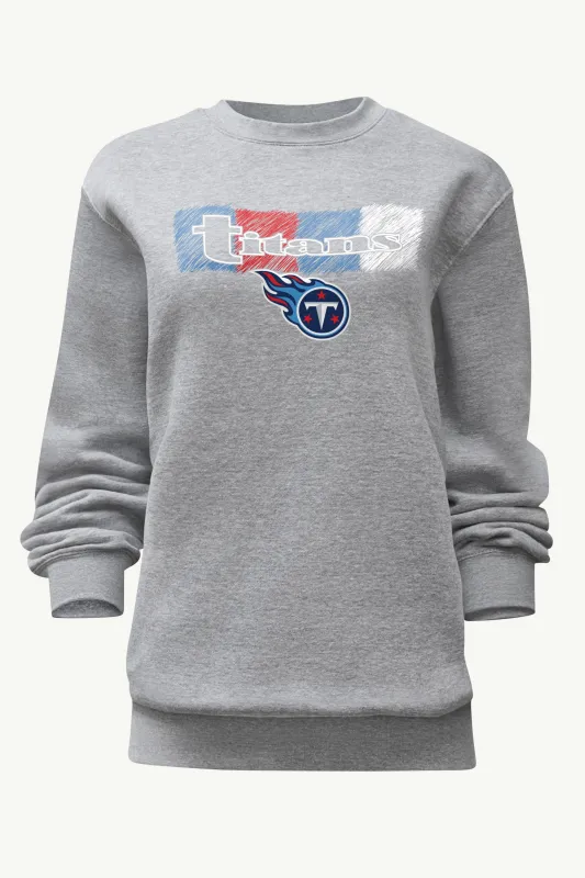 WOMENS TENNESSEE TITANS COLOR SHADING SWEATSHIRT sold by Starter
