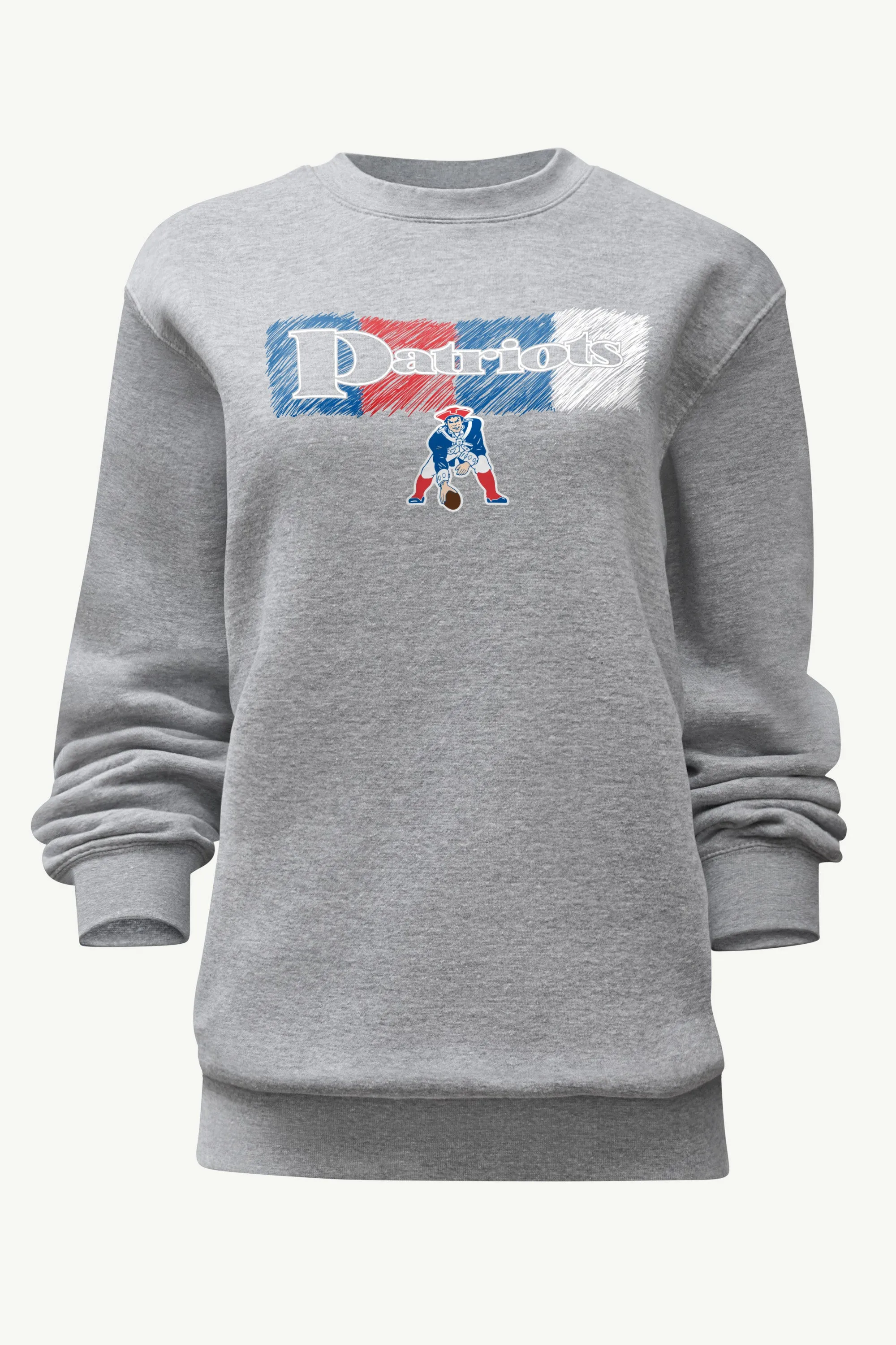 WOMENS NEW ENGLAND PATRIOTS COLOR SHADING SWEATSHIRT sold by Starter