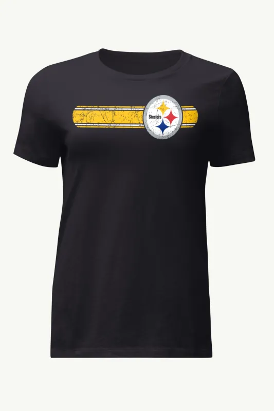 WOMENS PITTSBURGH STEELERS STRIPE T SHIRT sold by Starter