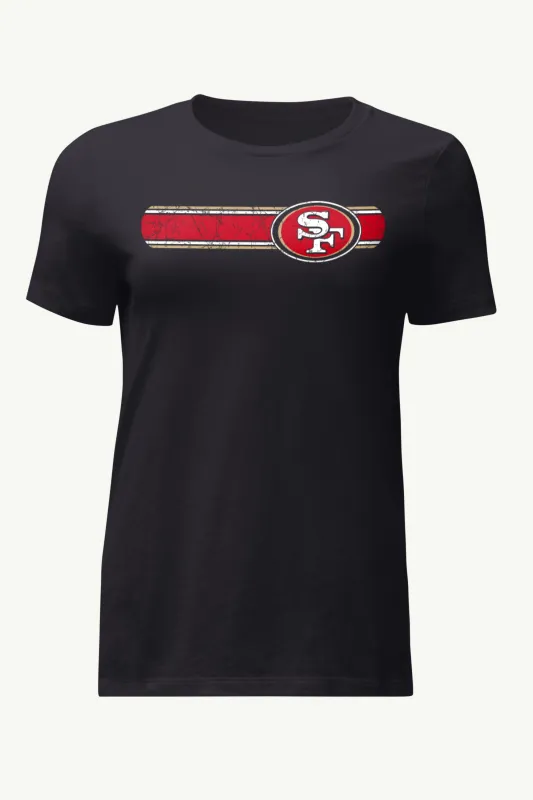 WOMENS SAN FRANCISCO  49ERS STRIPE T SHIRT sold by Starter