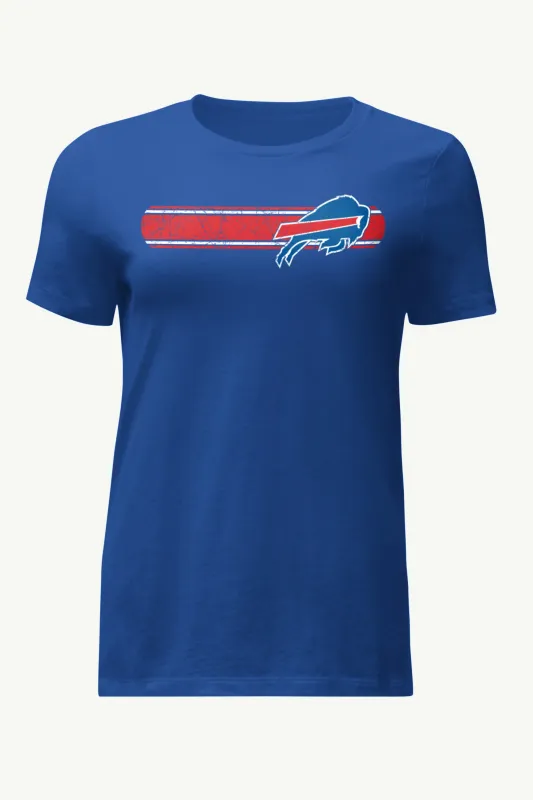 WOMENS BUFFALO BILLS STRIPE T SHIRT sold by Starter