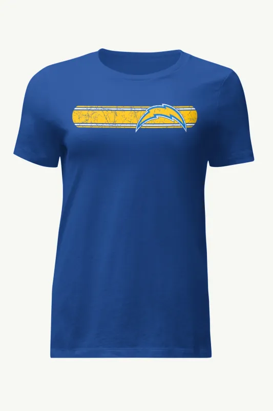 WOMENS LOS ANGELES CHARGERS STRIPE T SHIRT sold by Starter