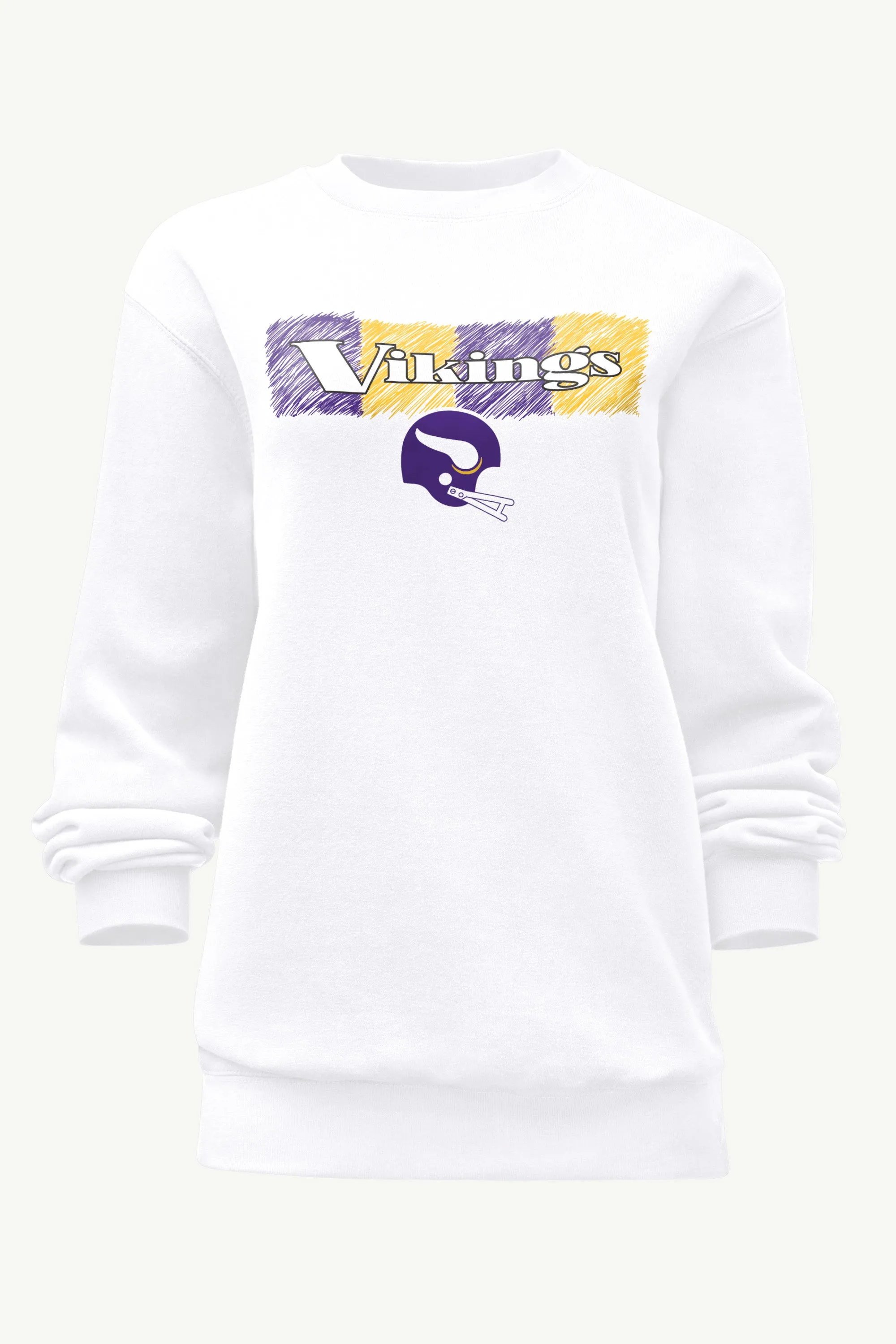 WOMENS MINNESOTA VIKINGS COLOR SHADING SWEATSHIRT sold by Starter
