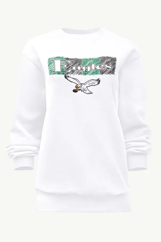WOMENS PHILADELPHIA EAGLES COLOR SHADING SWEATSHIRT sold by Starter