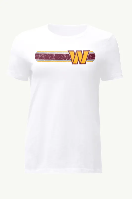 WOMENS WASHINGTON COMMANDERS STRIPE T SHIRT sold by Starter