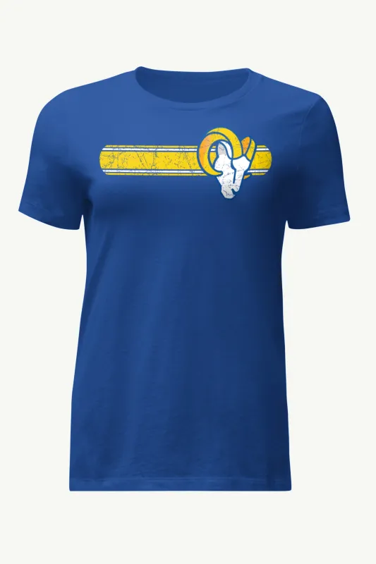 WOMENS LOS ANGELES RAMS STRIPE T SHIRT sold by Starter