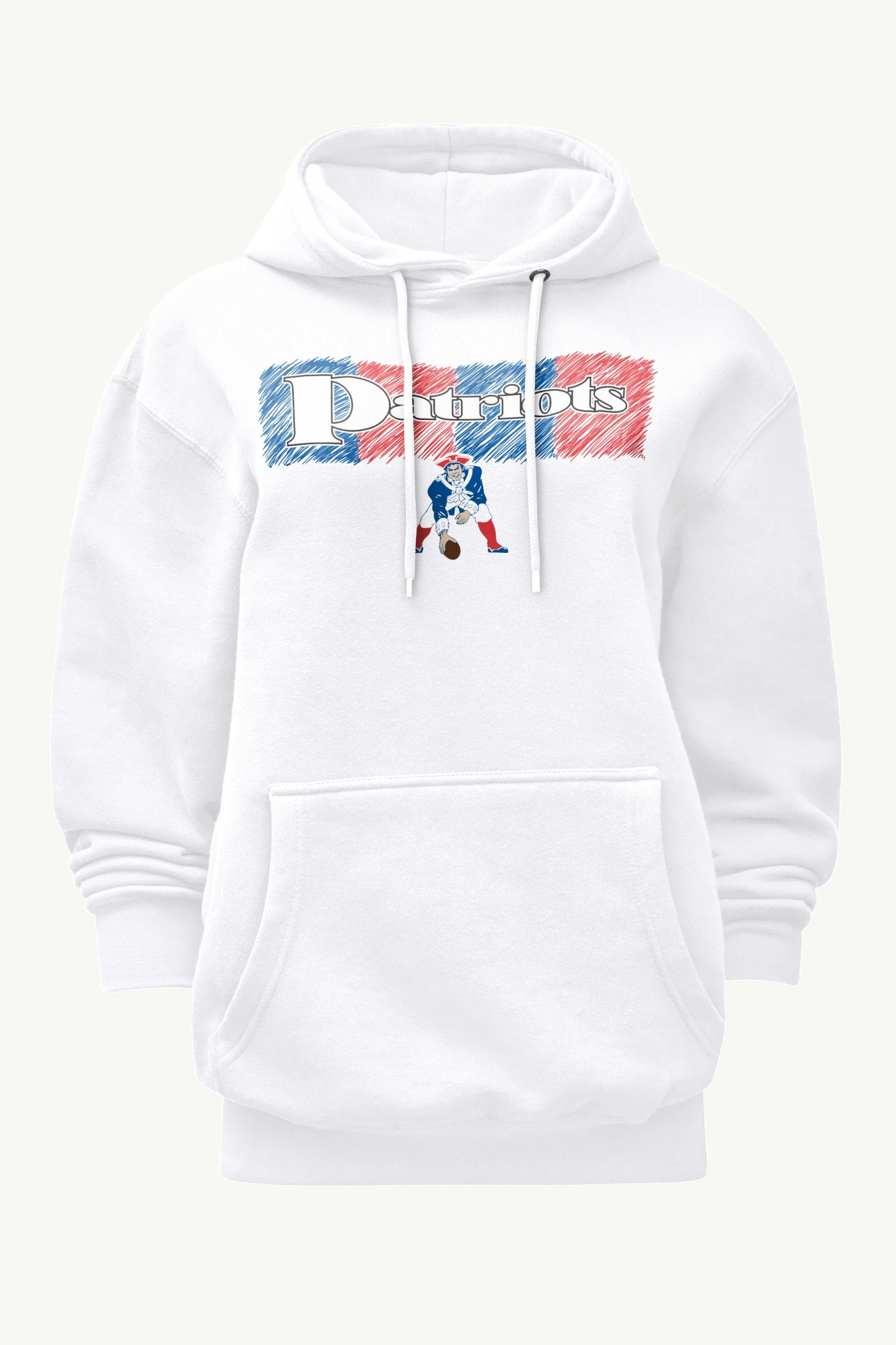 WOMENS NEW ENGLAND PATRIOTS COLOR SHADING HOODIE sold by Starter
