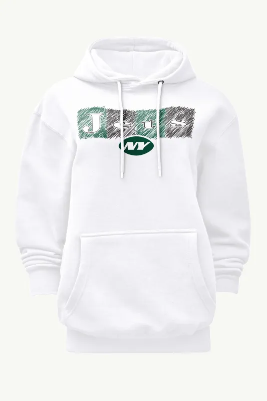 WOMENS NEW YORK JETS COLOR SHADING HOODIE sold by Starter