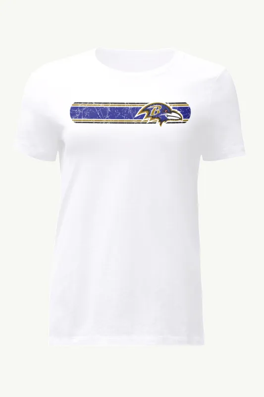 WOMENS BALTIMORE RAVENS STRIPE T SHIRT sold by Starter