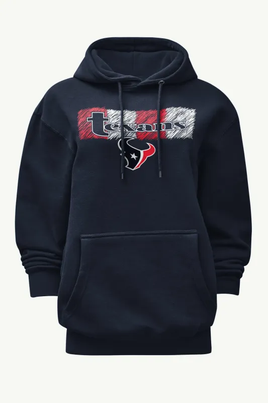 WOMENS HOUSTON TEXANS COLOR SHADING HOODIE sold by Starter