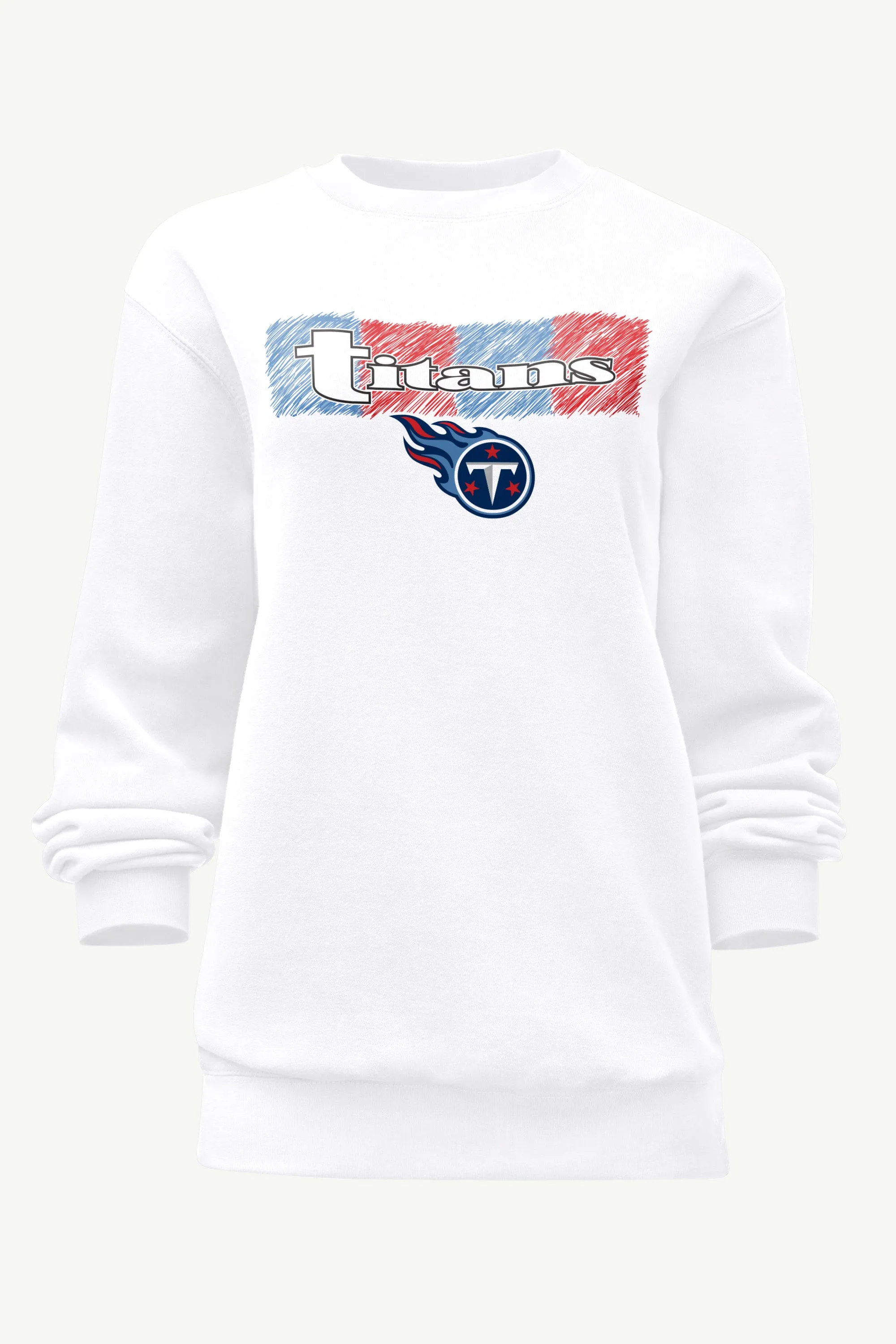 WOMENS TENNESSEE TITANS COLOR SHADING SWEATSHIRT sold by Starter