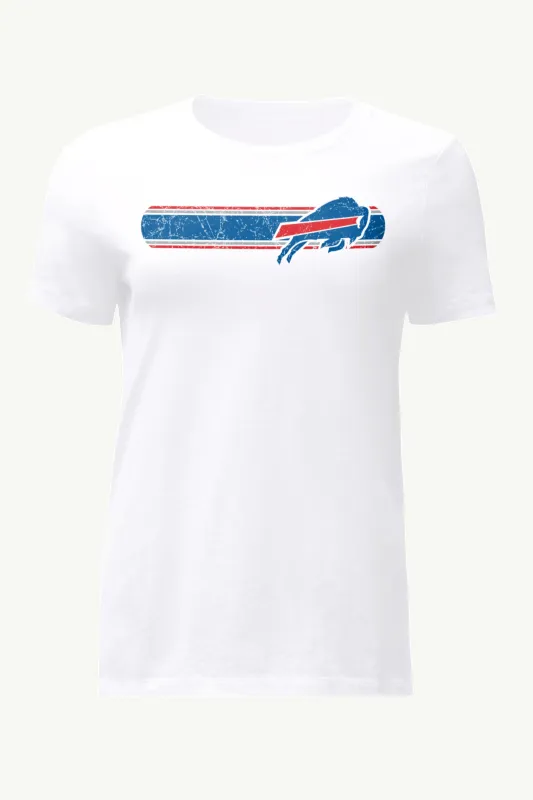 WOMENS BUFFALO BILLS STRIPE T SHIRT sold by Starter